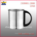 stainless steel single wall nescafe coffee mug 300ml